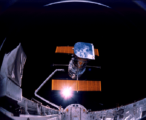 Launch of the 
Hubble Space Telescope