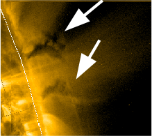 A tornado observed on 2014-07-15 by SDO/AIA at 171 Å.
