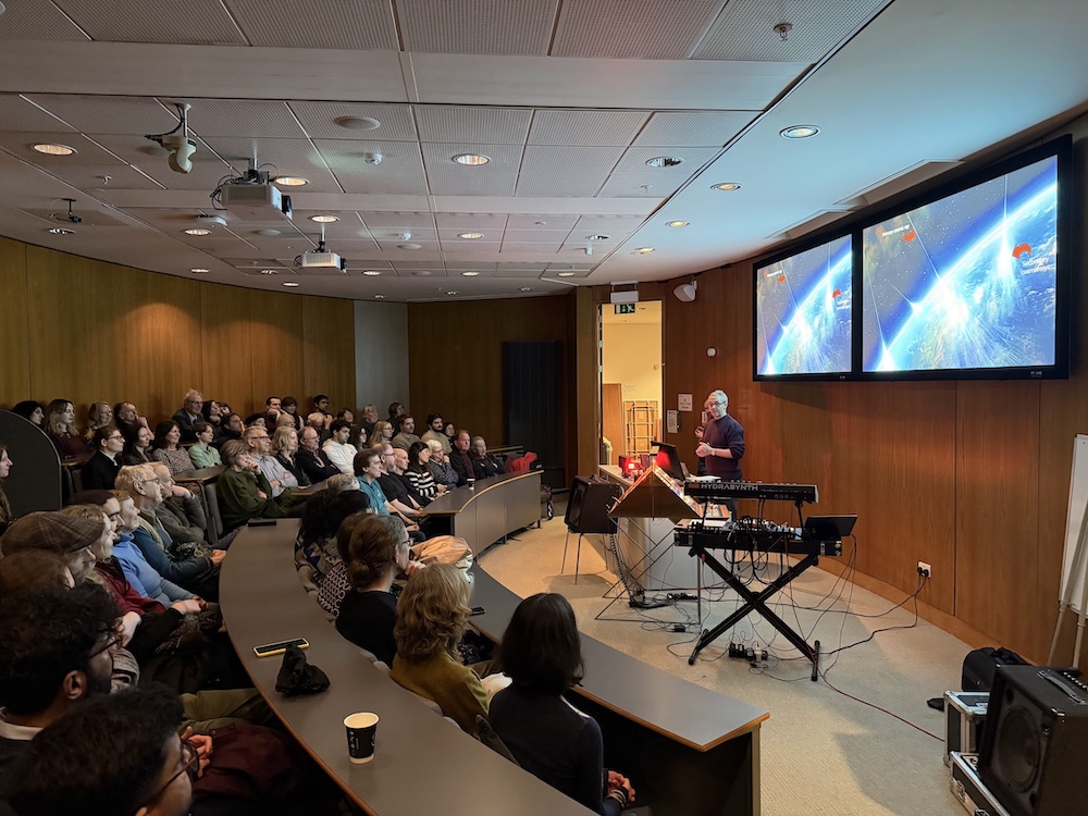 Dr Mahon talking about the Muon