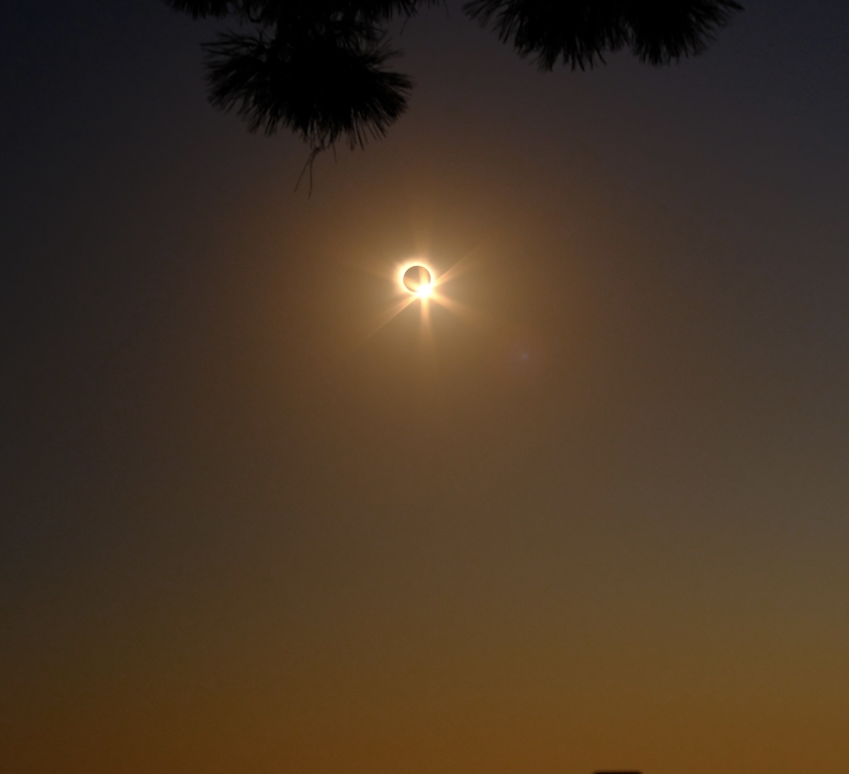 Total solar eclipse 12 August 2026 from Playa Magdalena, near A Coruña, Spain