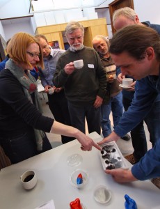 Prof Lyndsay Fletcher with Caithness Astronomy Group in Thurso