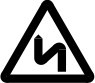 dangerous-bend symbol